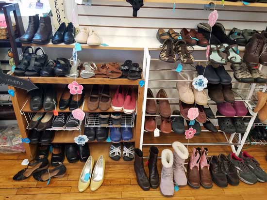 Gently Used Assorted Footwear Women Section